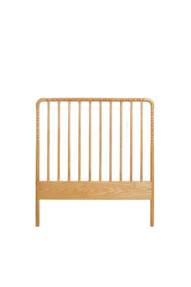 Zara WOODEN HEADBOARD - Light beige