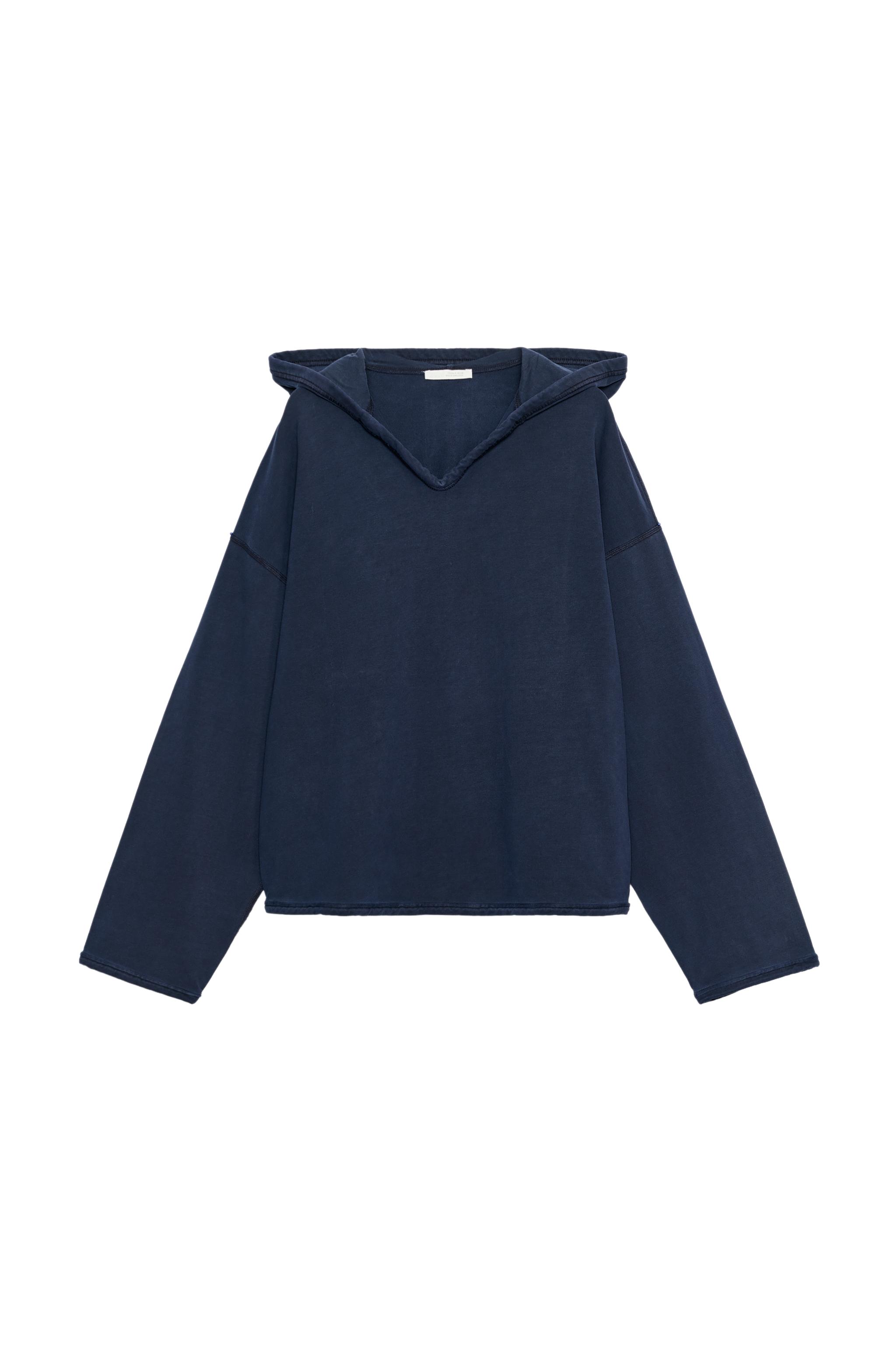 SUDADERA CAPUCHA EFECTO LAVADO