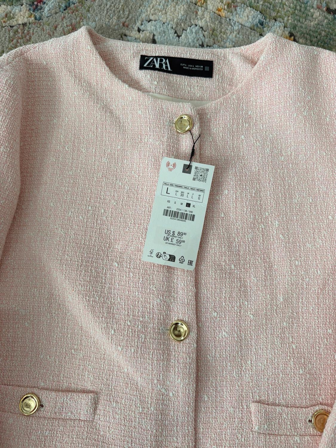 STRUCTURED ROUND NECK BLAZER - Image 3