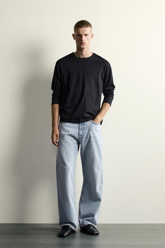 JEANS LOOSE FIT - Azul medio de Zara - Imagen 0