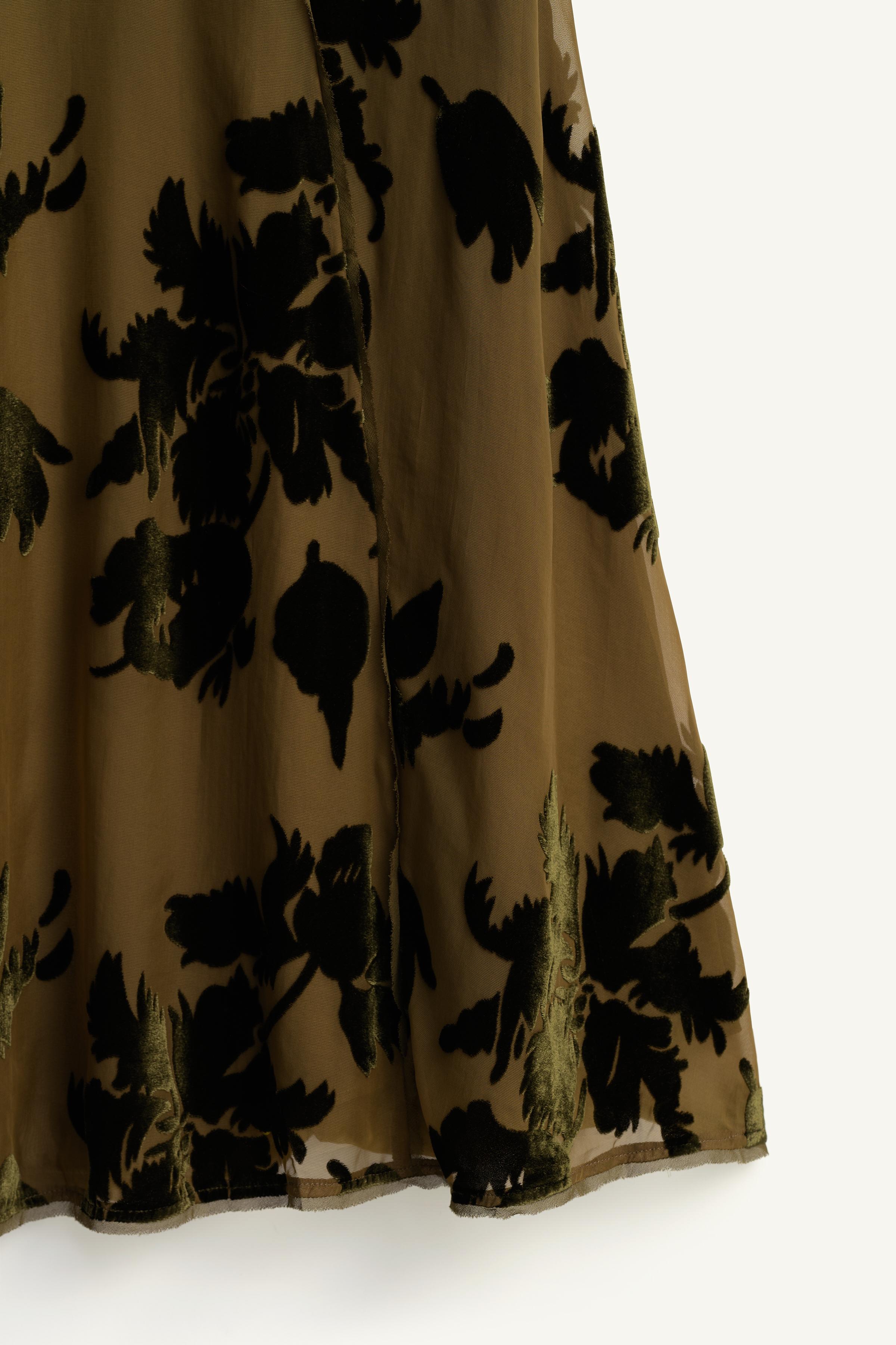JUPE À FLEURS DÉVORÉES ÉDITION LIMITÉE