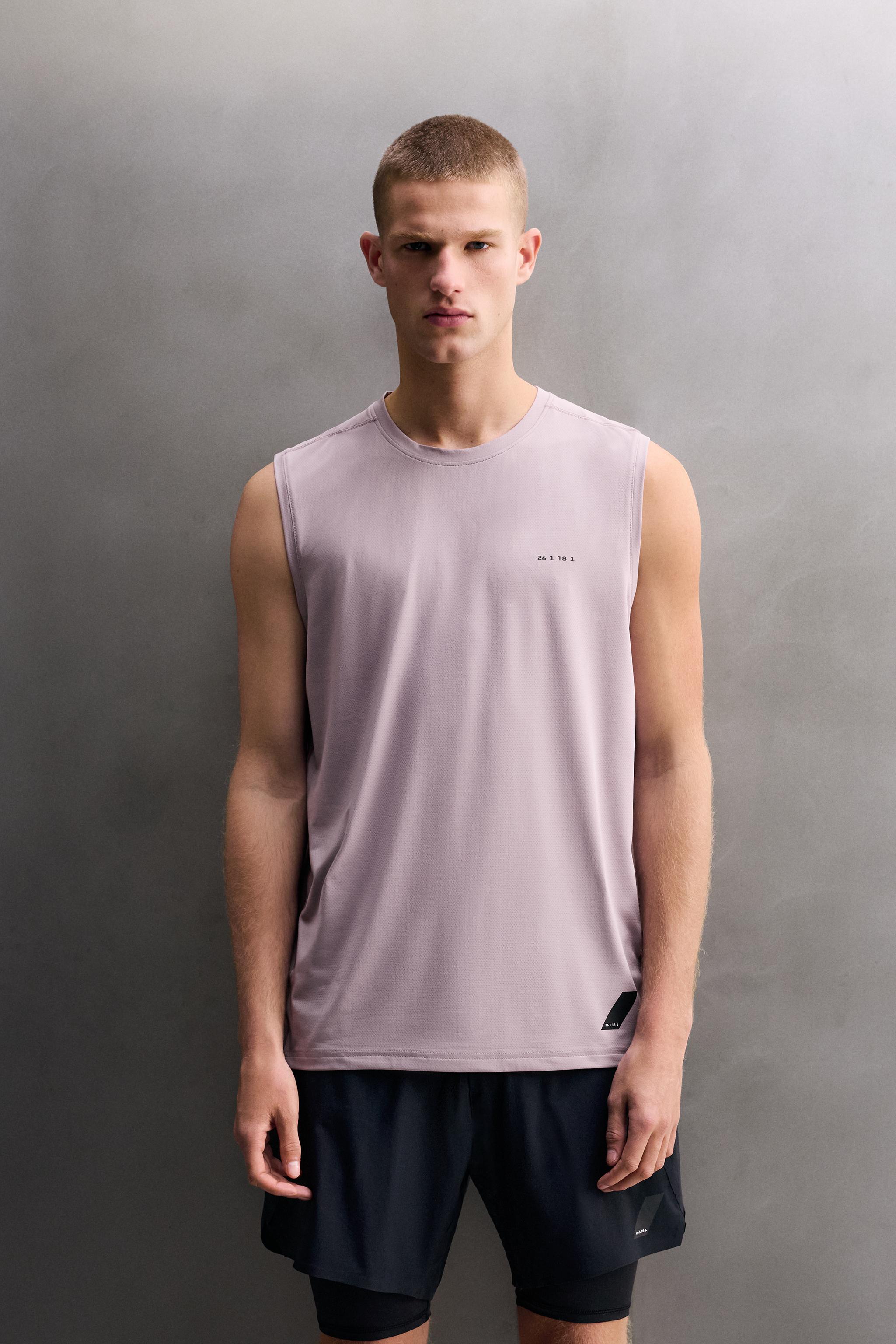 BASIC TECHNICAL TANK TOP — Pale pink
