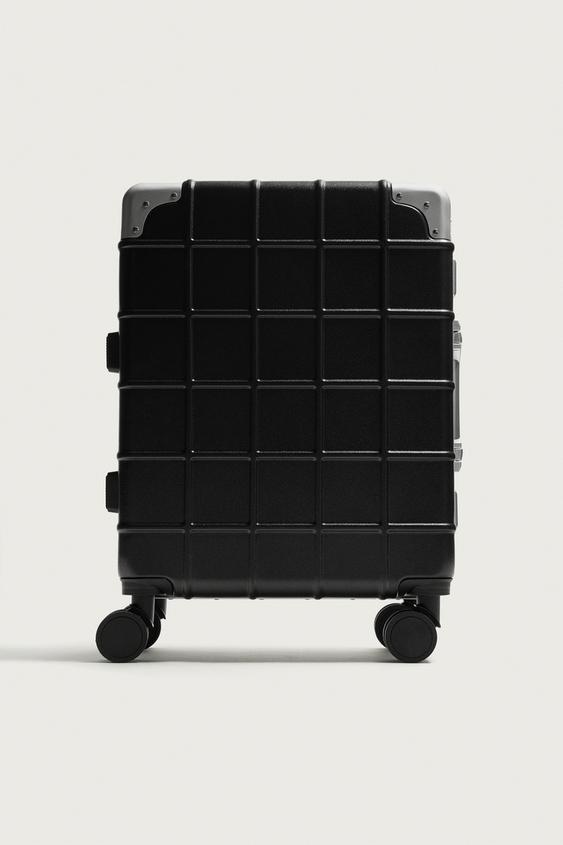 Мужской чемодан Zara Travel Suitcase, цвет: Чёрный