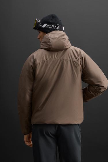 MID-LAYER PADDED JACKET - Dark tan by Zara - Image 2