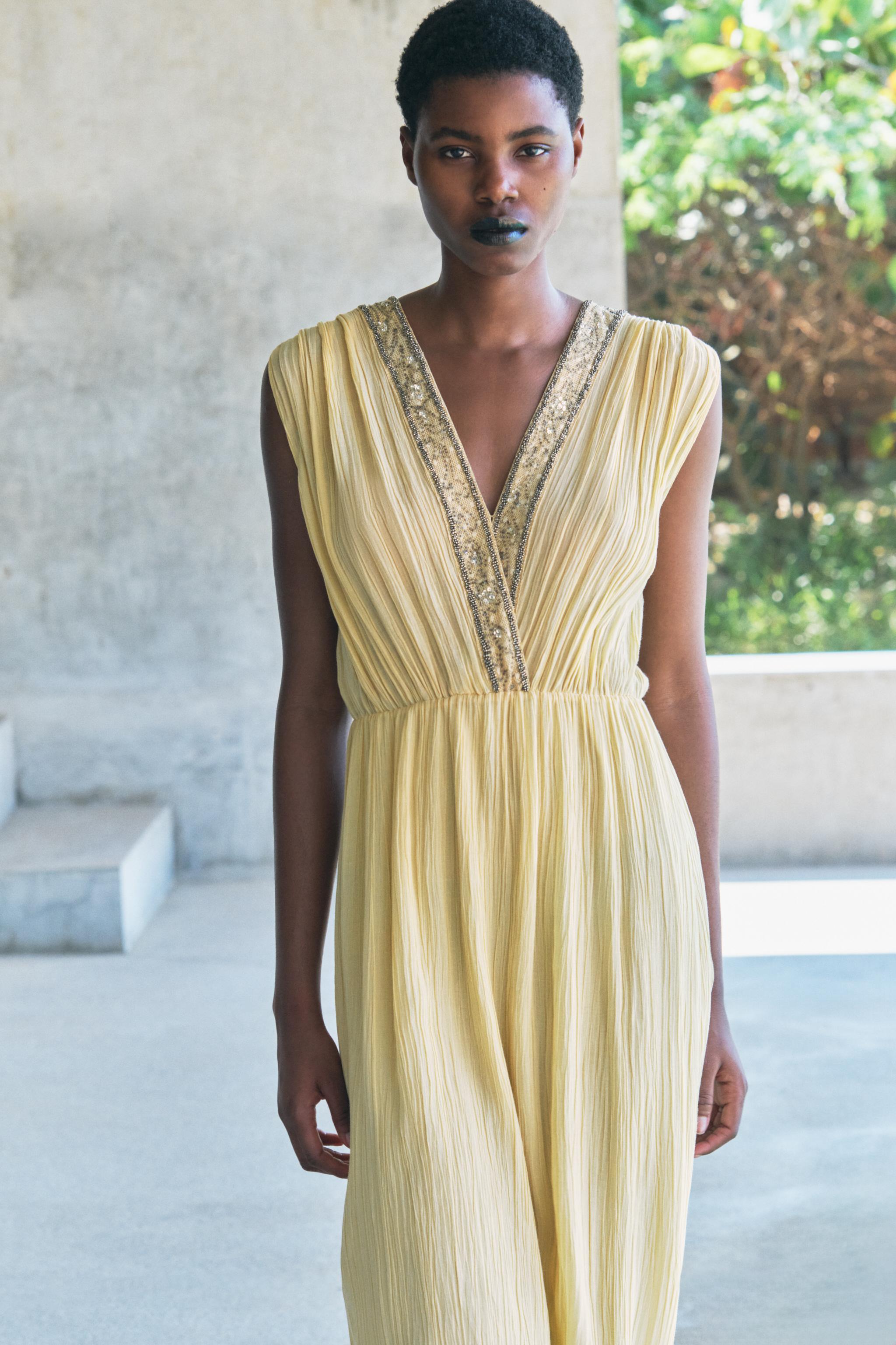 Women's Yellow Dresses | Explore our New Arrivals | ZARA United States