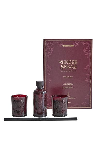 SET OPBERGKIST CADEAU GINGERBREAD (SET VAN 3) - Rood van Zara