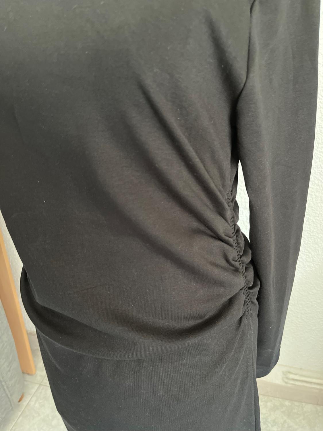 MIDI DRESS WITH GATHERED DETAIL - Image 2