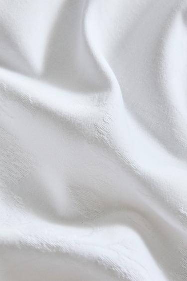 PACK OF COTTON JACQUARD NAPKINS (PACK OF 2) - White by Zara - Image 3