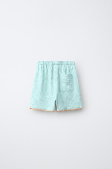 6-14 ANS/ PYJAMA TEXTURÉ À POCHE - Vert d'eau de Zara - Image 4