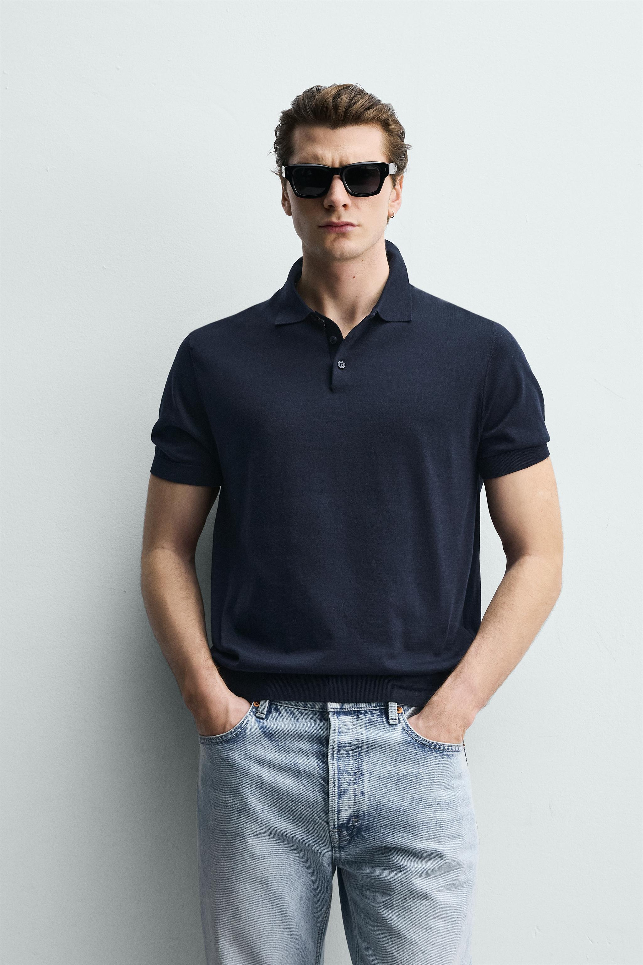 POLO EN MAILLE REGULAR FIT