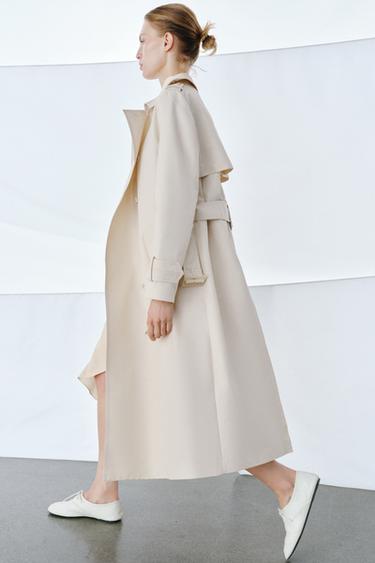 ZW COLLECTION BELTED TRENCH COAT - Light beige by Zara - Image 5