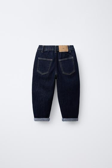 COMFORT BAGGY DENIM TROUSERS - Blue by Zara - Image 1