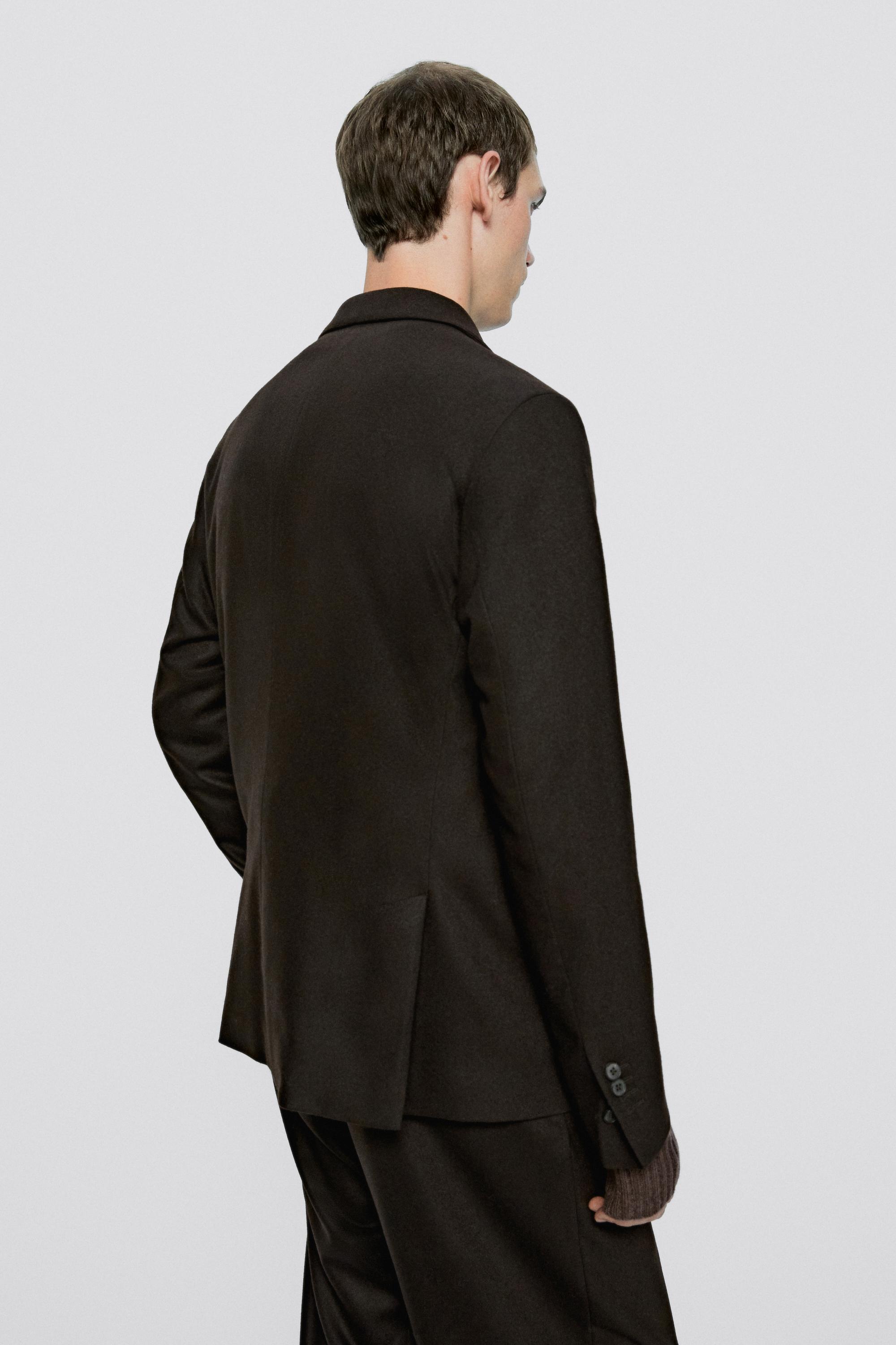 Wool blend flannel suit blazer - LIMITED EDITION