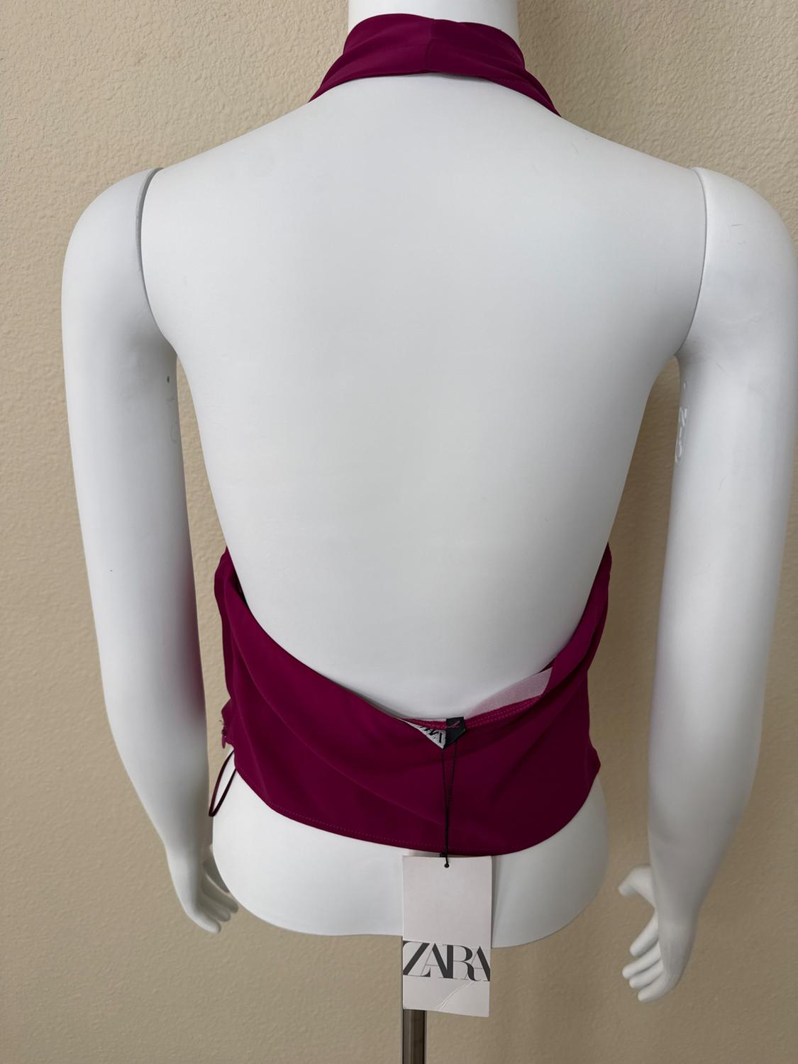 FLUID NECKLINE HALTER TOP - Image 3