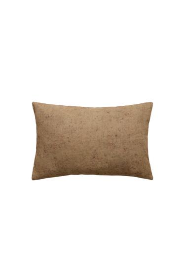 Zara FLORAL THROW PILLOW COVER - Light beige