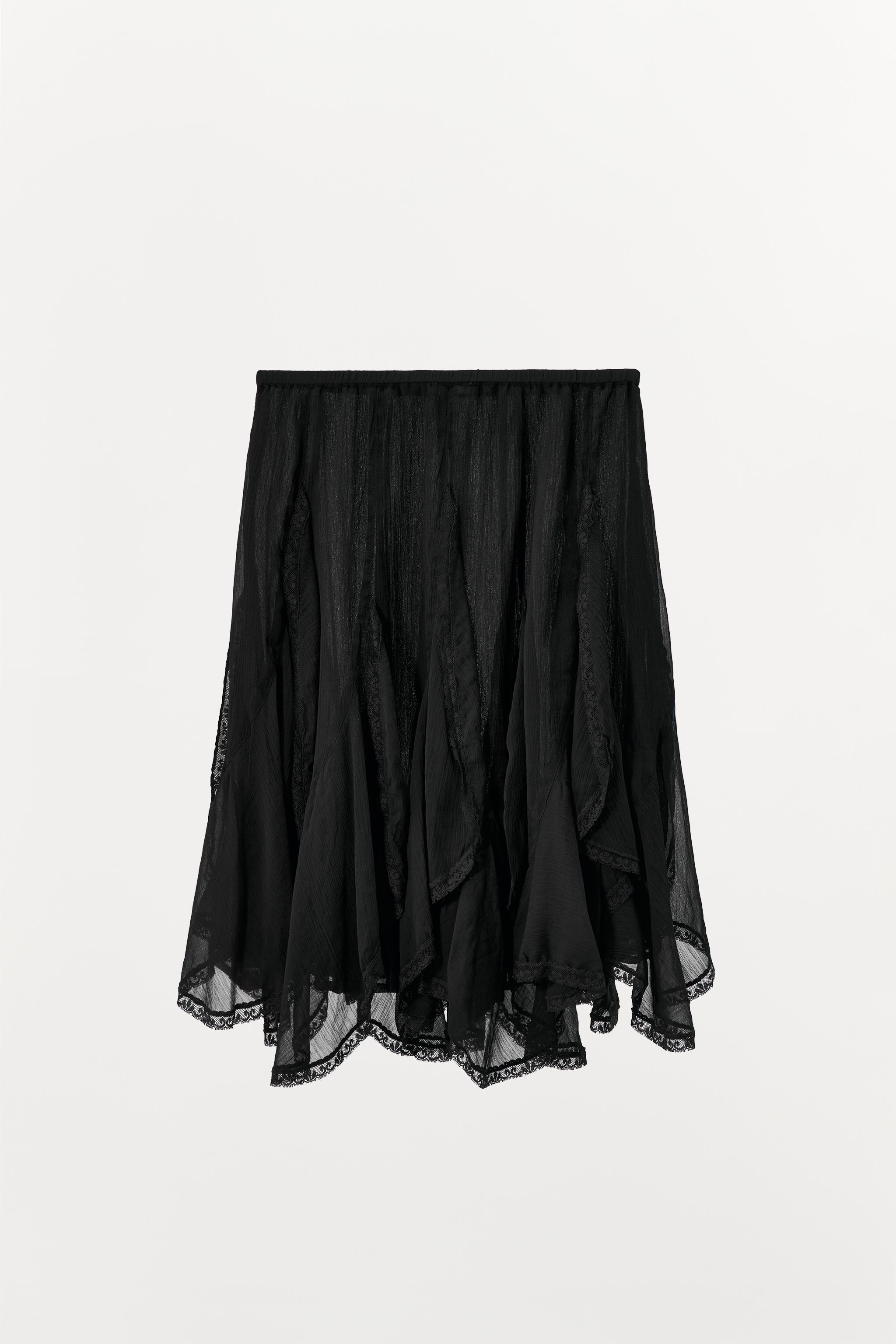 Layered skirt zara hotsell