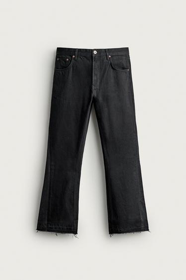 FLARE FIT JEANS - Black by Zara