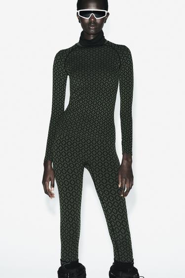 Zara TERMO MAJICA OD ŽAKARDA THERMOLITE® SKI COLLECTION – Kaki