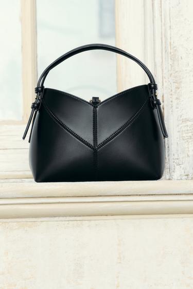 Zara 迷你托特包 - 黑色