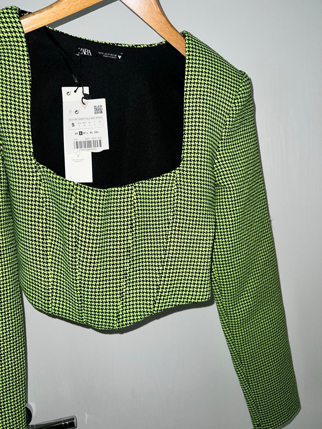 HOUNDSTOOTH CROP TOP - Image 3