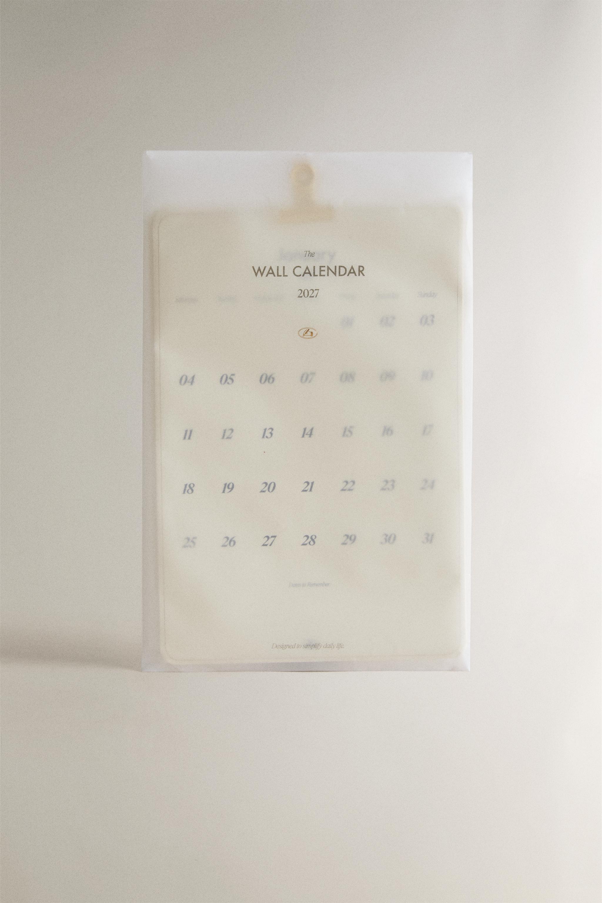 Zara 2027 WALL CALENDAR — фото 4