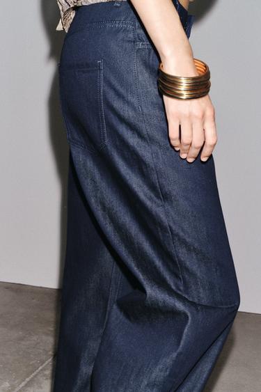 JEAN ZW COLLECTION BARIL TAILLE HAUTE - Bleu de Zara - Image 2