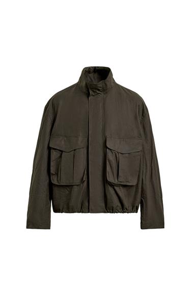 ԿԱՐՃ ԿՏՐՎԱԾՔՈՎ ԲԱՃԿՈՆ՝ ՄՈՄԱՊԱՏ ԷՖԵԿՏՈՎ AARON LEVINE X ZARA - Շագանակագույն Zara-ից