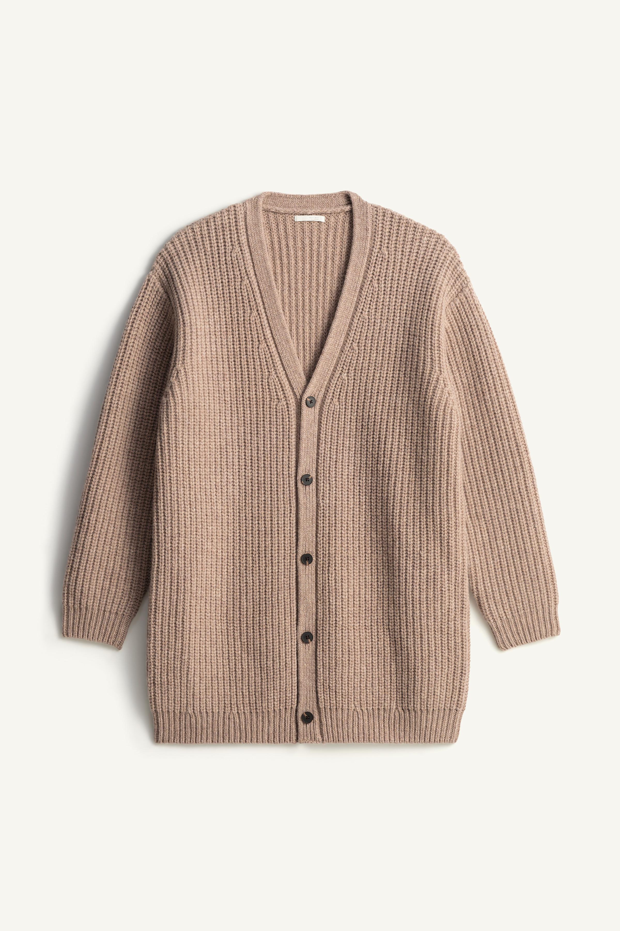 CARDIGAN LONG 100% LAINE COUDIÈRES