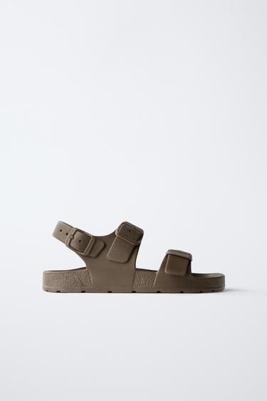 POOL SANDALS - Brown by Zara