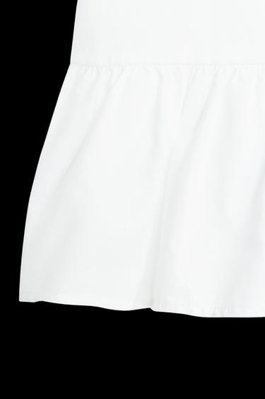Zara COMBINATION TIE TOP - White
