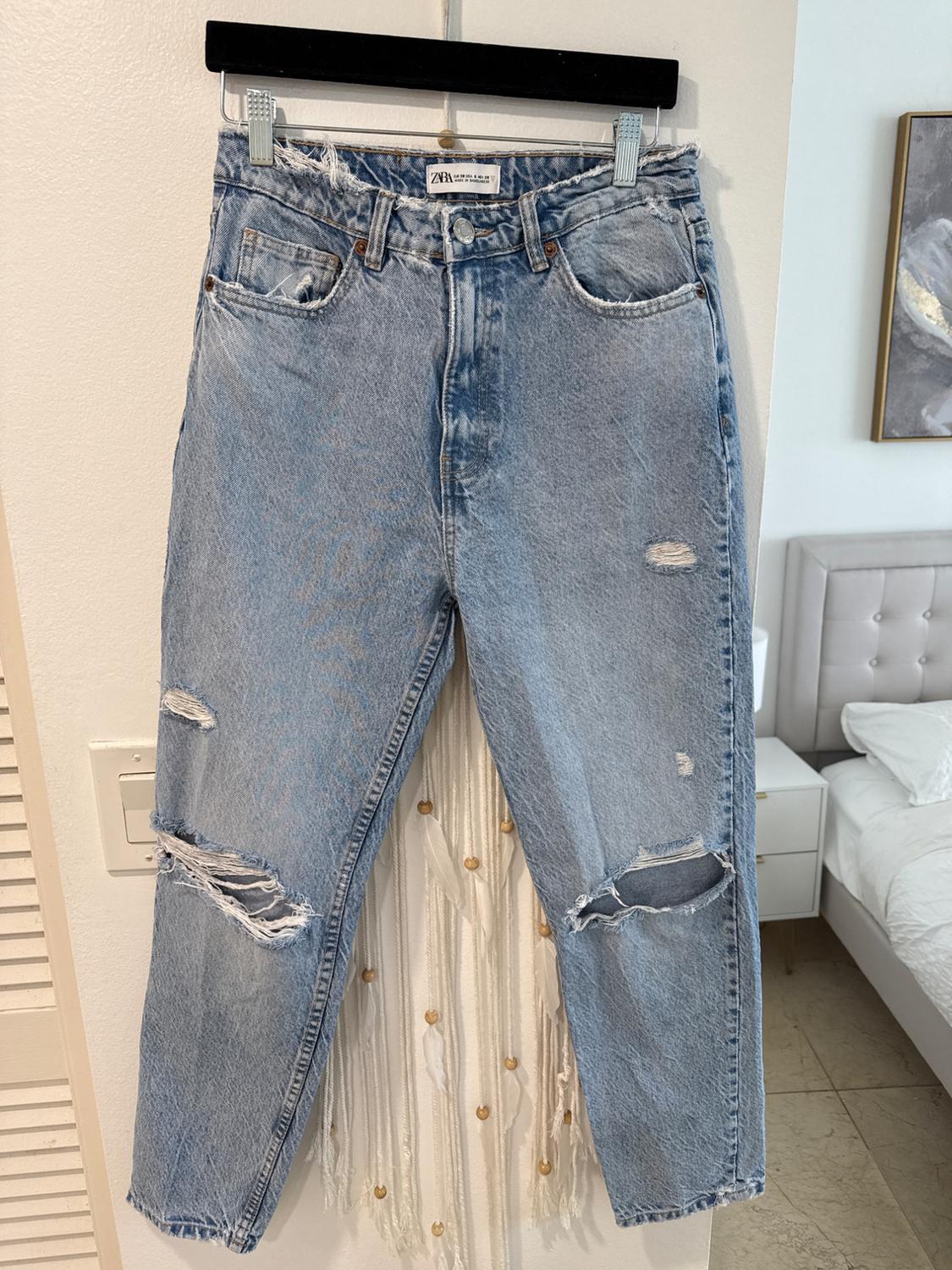 JEANS Z1975 RECTOS TIRO MEDIO ROTOS - Image 4