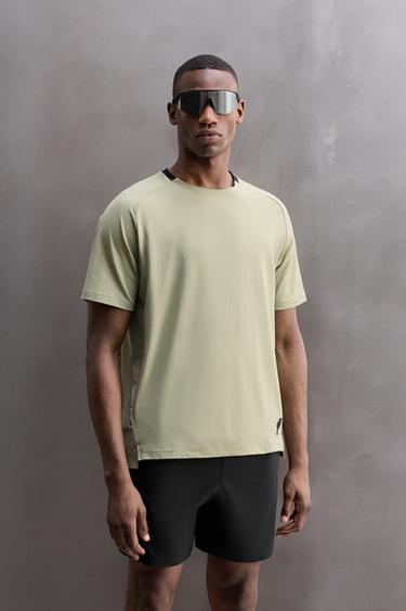 TECHNICAL STRUCTURE T-SHIRT - Light mint green by Zara