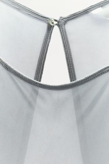 ROBE À VOLANTS ZW COLLECTION LIMITED EDITION - Bleu clair de Zara - Image 6