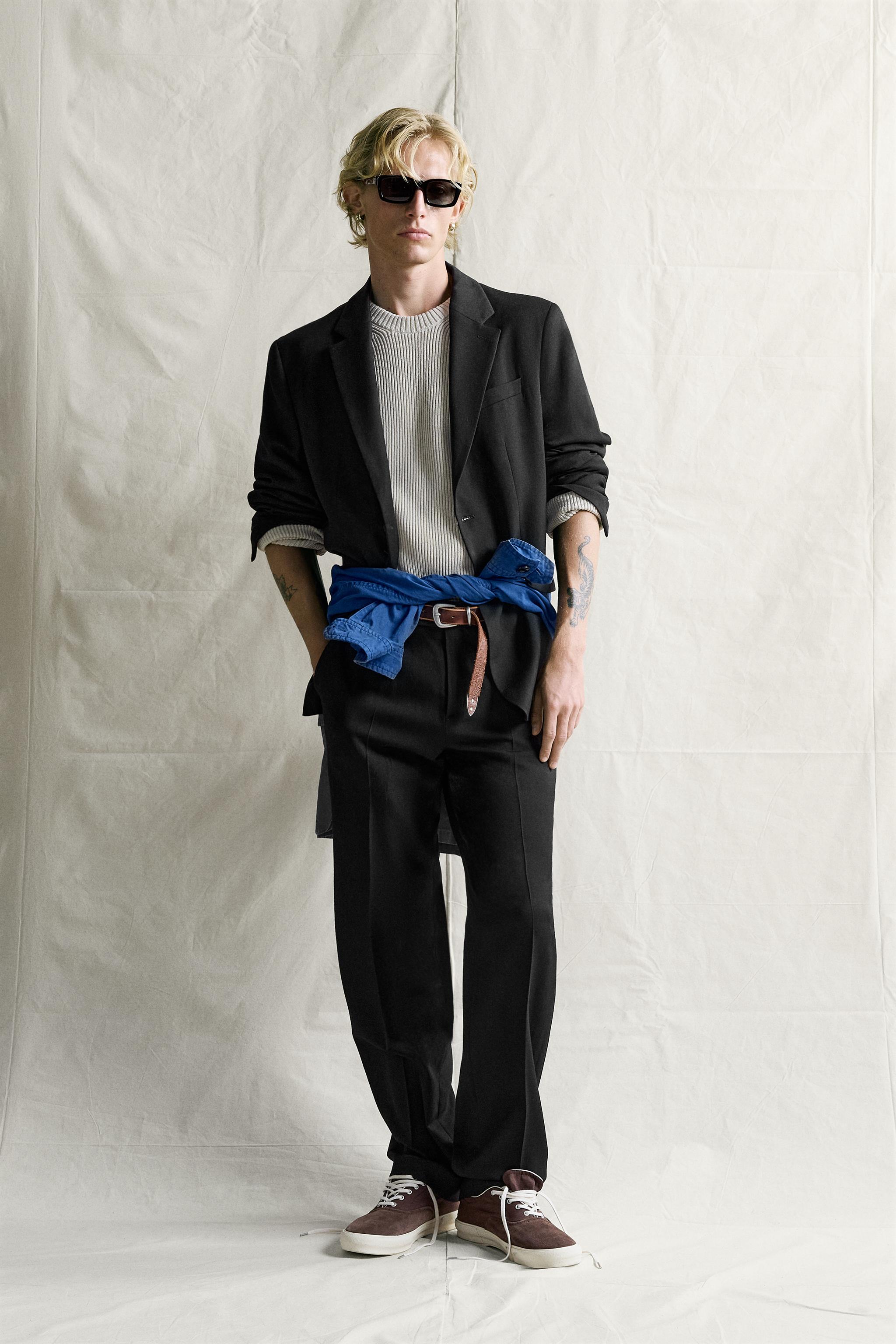 100% WOOL REGULAR FIT SUIT BLAZER