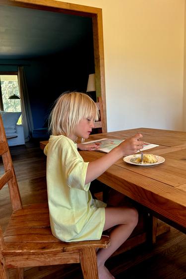 6-14 YEARS/ PLAIN PYJAMAS - Yellow by Zara