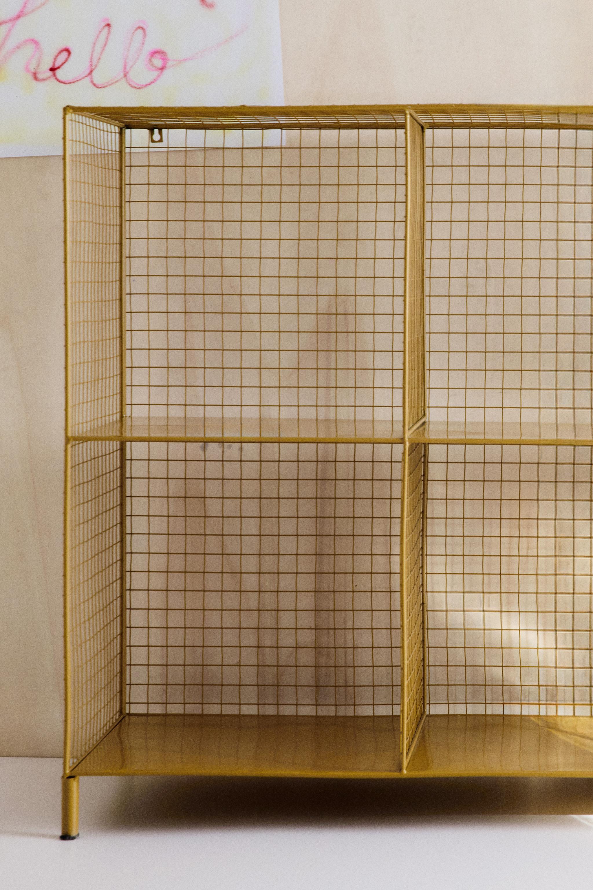 ZARA  シェルフ キッズ メタル ワイドシェルフ - マスタード | ZARA Japan / 日本