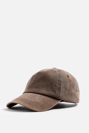 CASQUETTE DÉLAVÉE - Marron de Zara