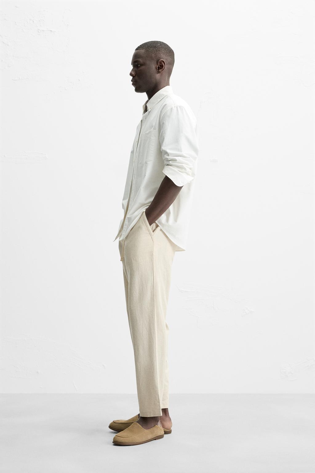 Thumbnail image for بنطلون RELAXED FIT قطن - كتان