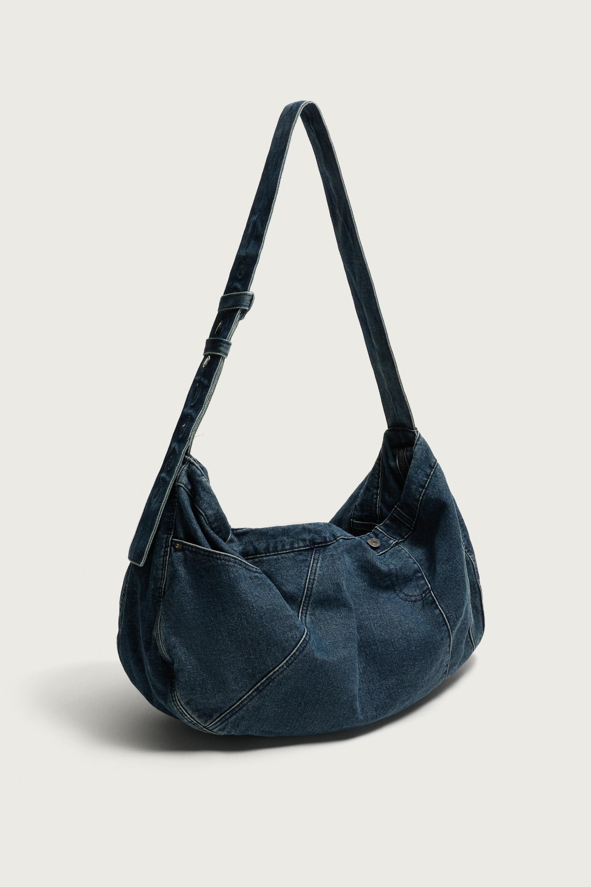 デニムショルダーバッグ - ブルー | ZARA Japan / 日本