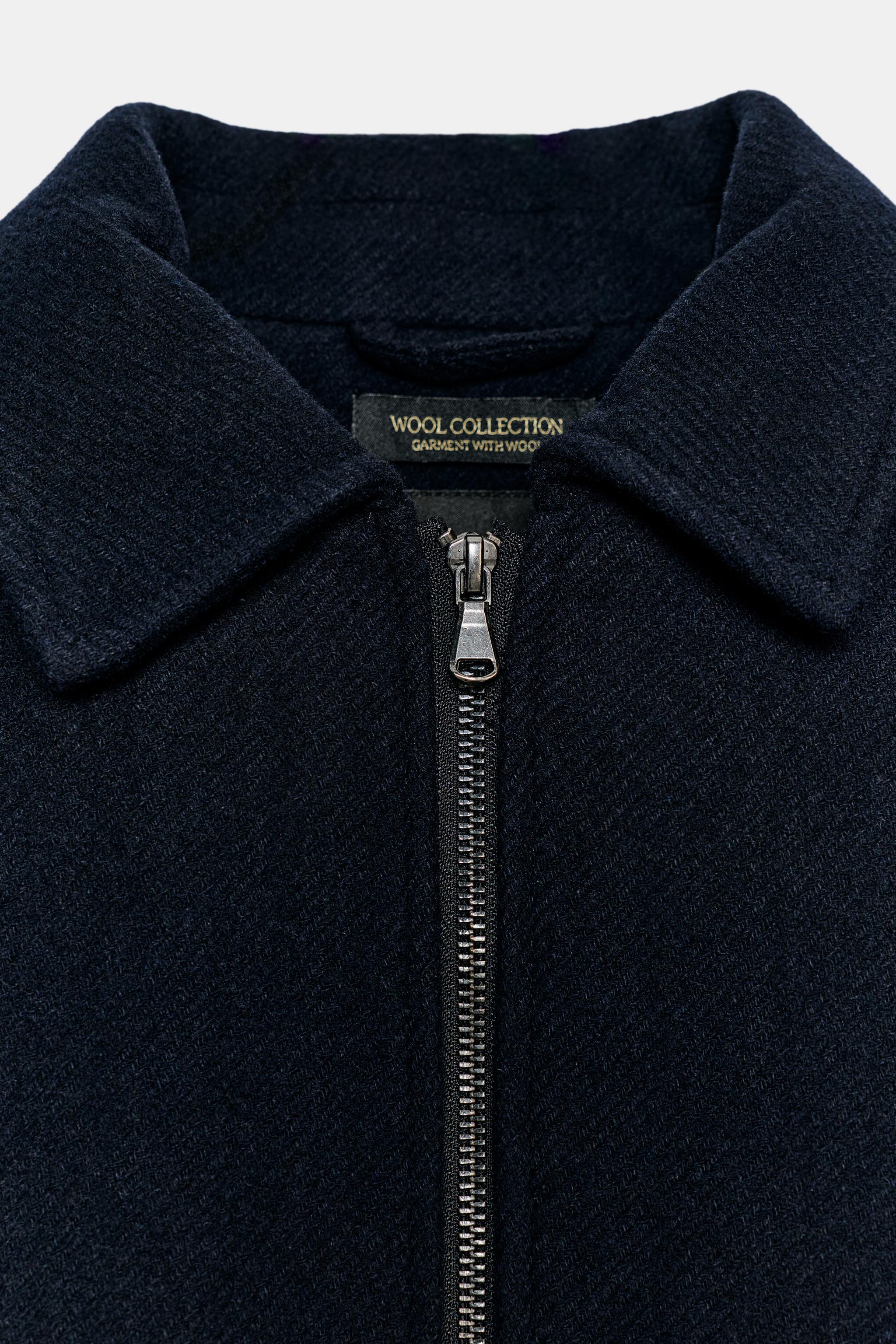 ZARA ウール混紡ジャケット　ZW Collection ZARA ウール混紡ジャケット ZW Collection