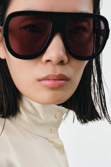 ZW COLLECTION SATIN FLOWING SHIRT - Ecru by Zara