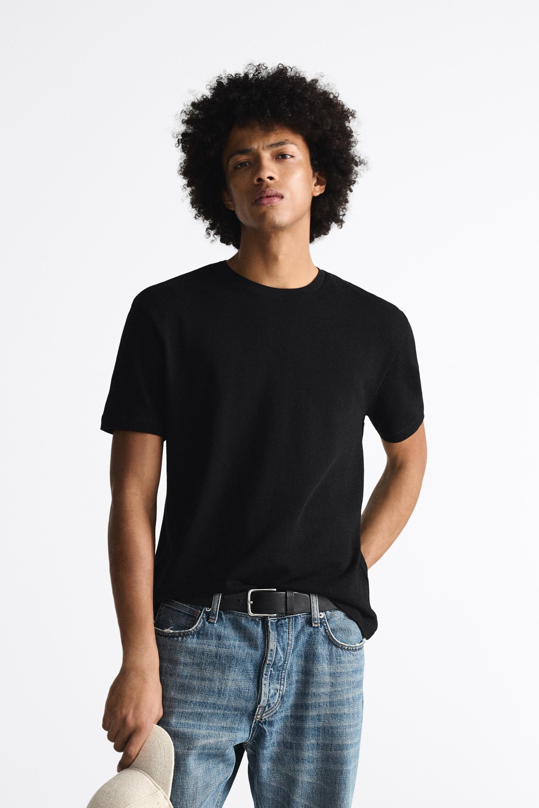 Camisetas zara best sale hombre basicas