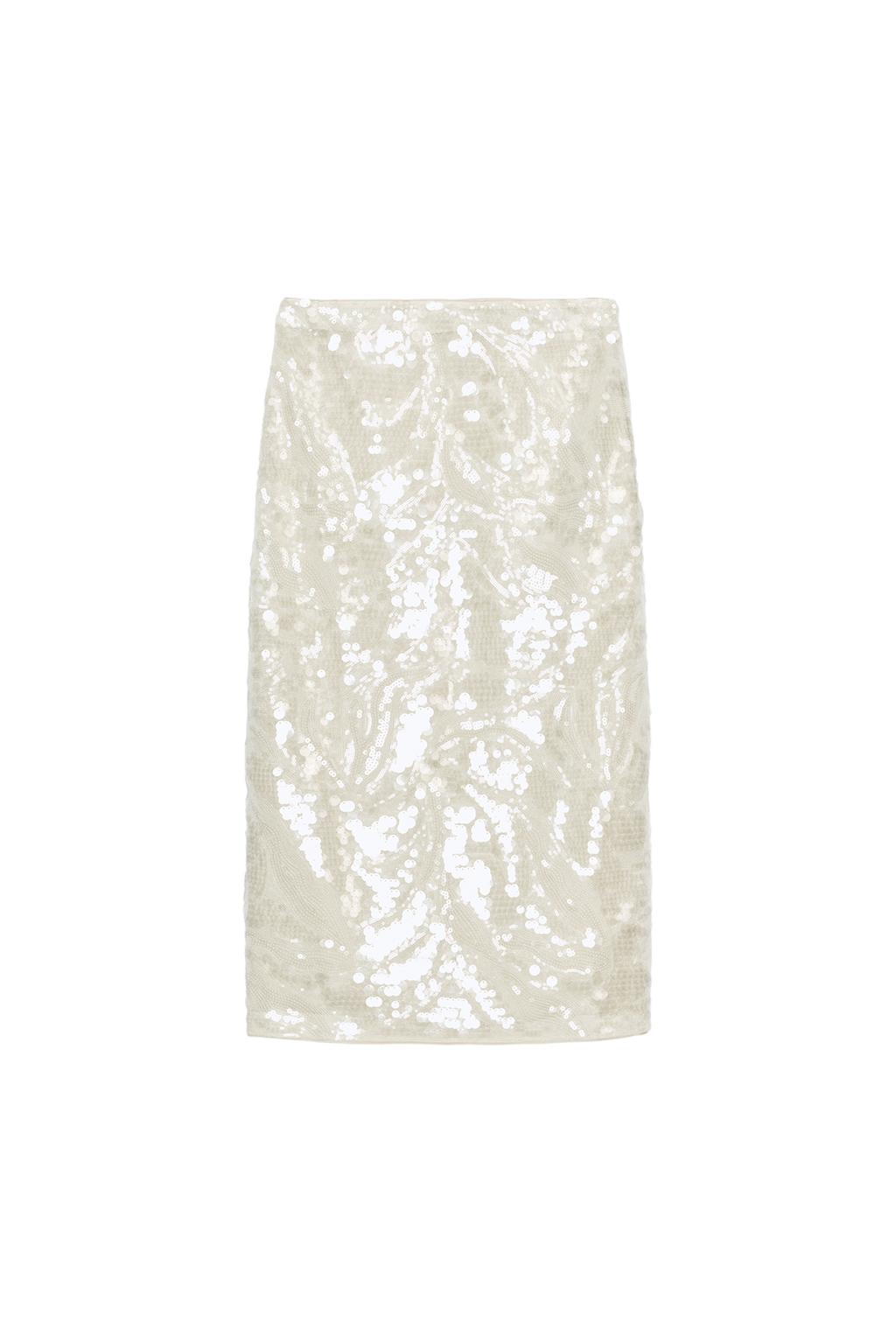 ZW COLLECTION SEQUIN MIDI SKIRT - image 3