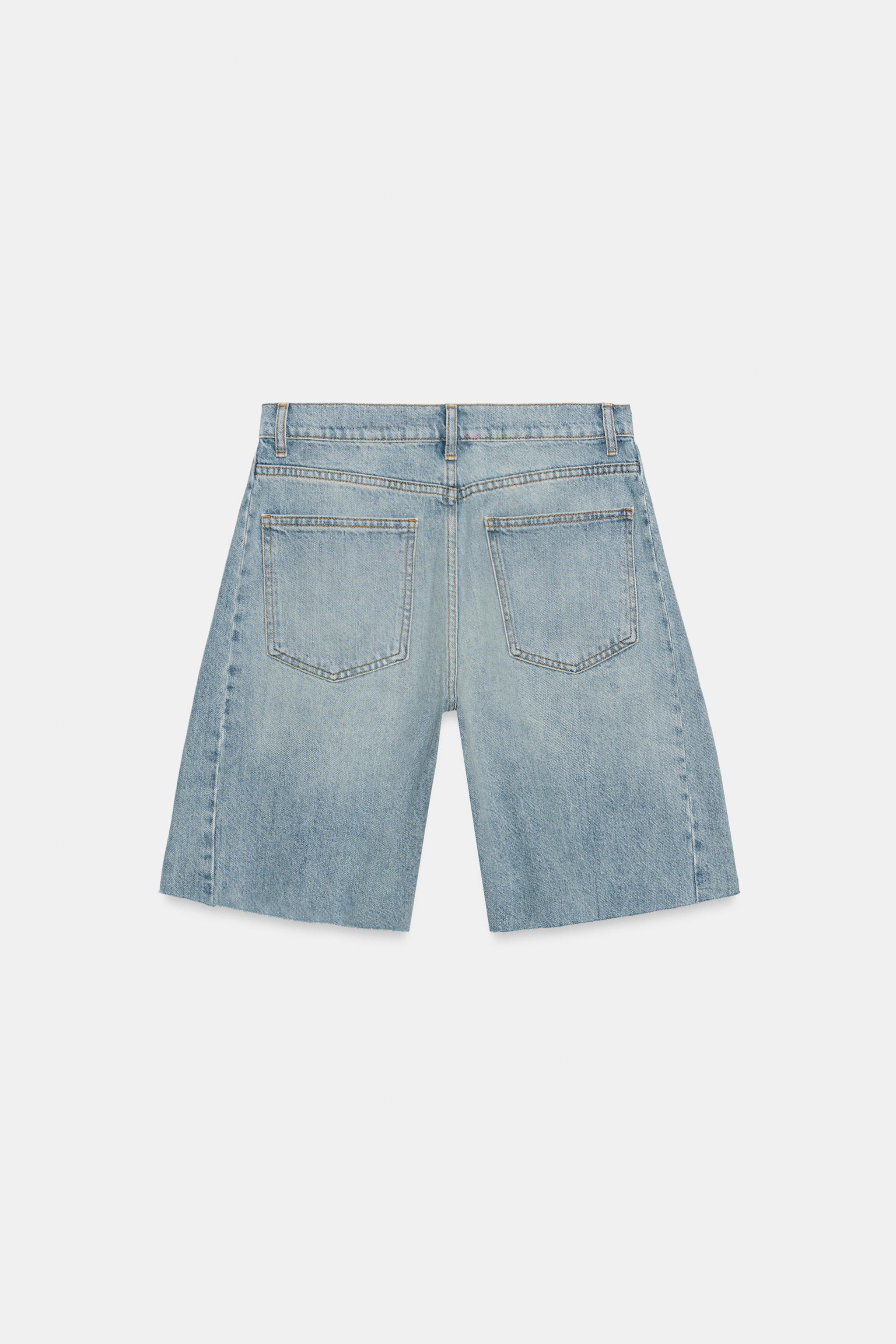 ZW COLLECTION RELAXED FIT MID-RISE DENIM SHORTS