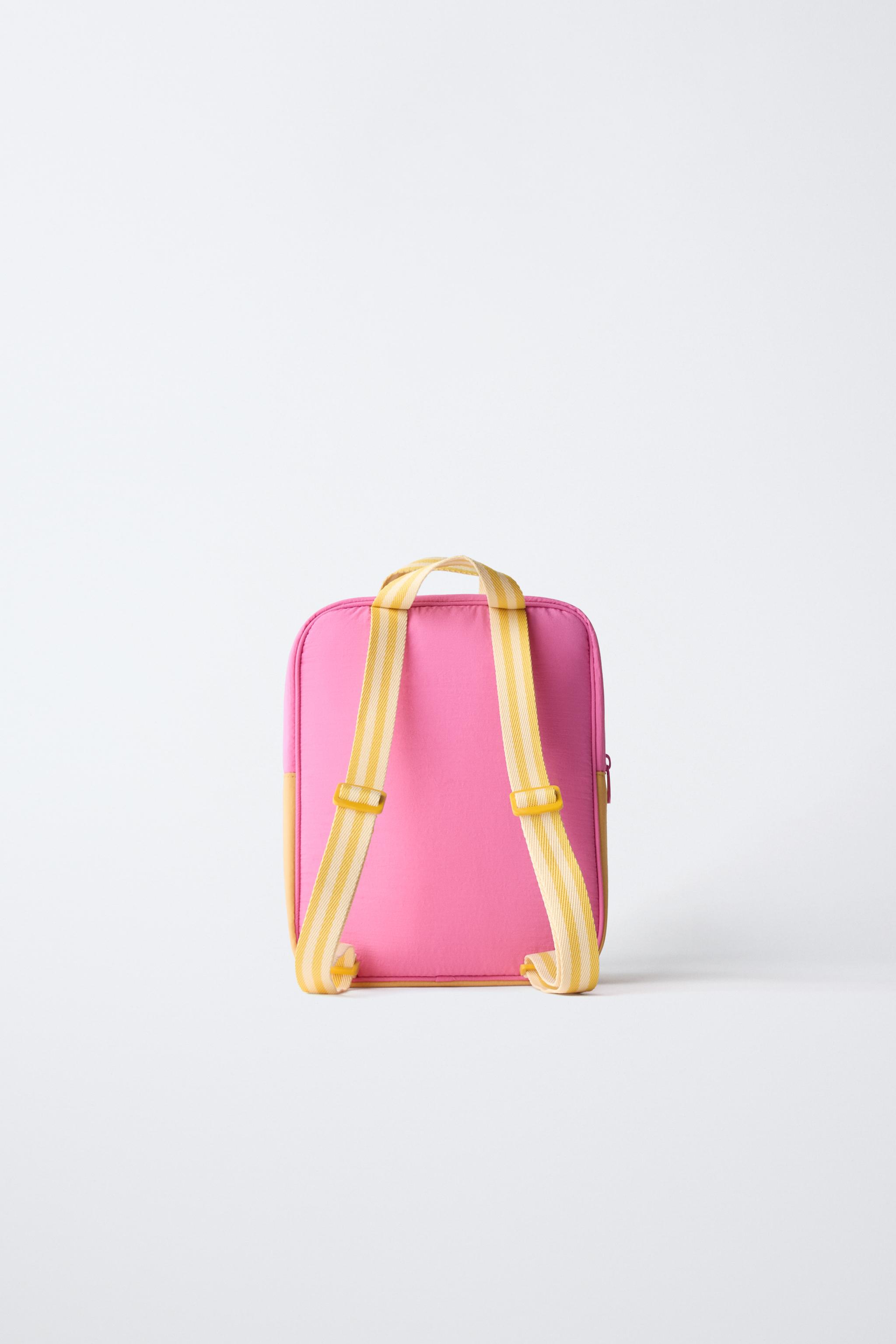 MULTICOLORED FLOWER BACKPACK - Pink | ZARA United States