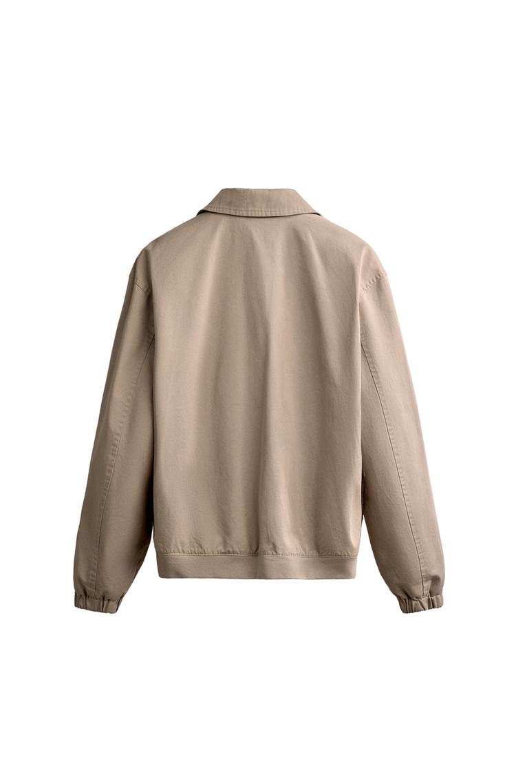 Chaqueta de algodón de corte regular 4