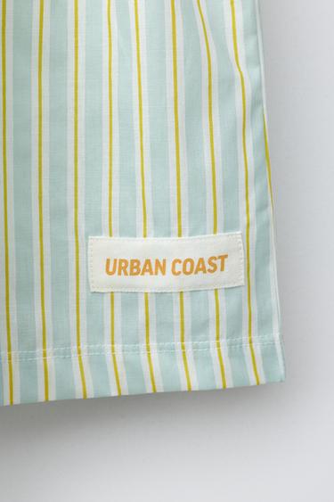 6-14/ PYJAMA COMBINÉ RAYURES - Jaune de Zara - Image 7