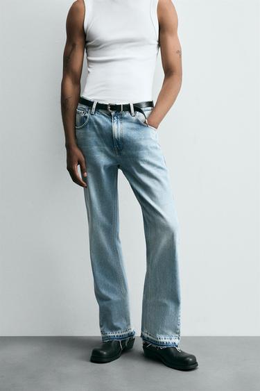 FLARE FIT JEANS - Blue by Zara