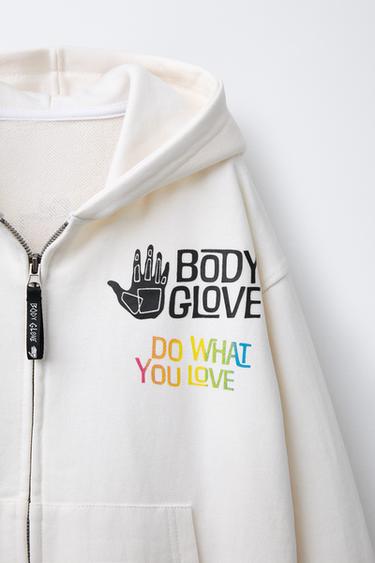 ZARA X BODY GLOVE ® ZIP-UP HOODIE - Cream by Zara - Image 2