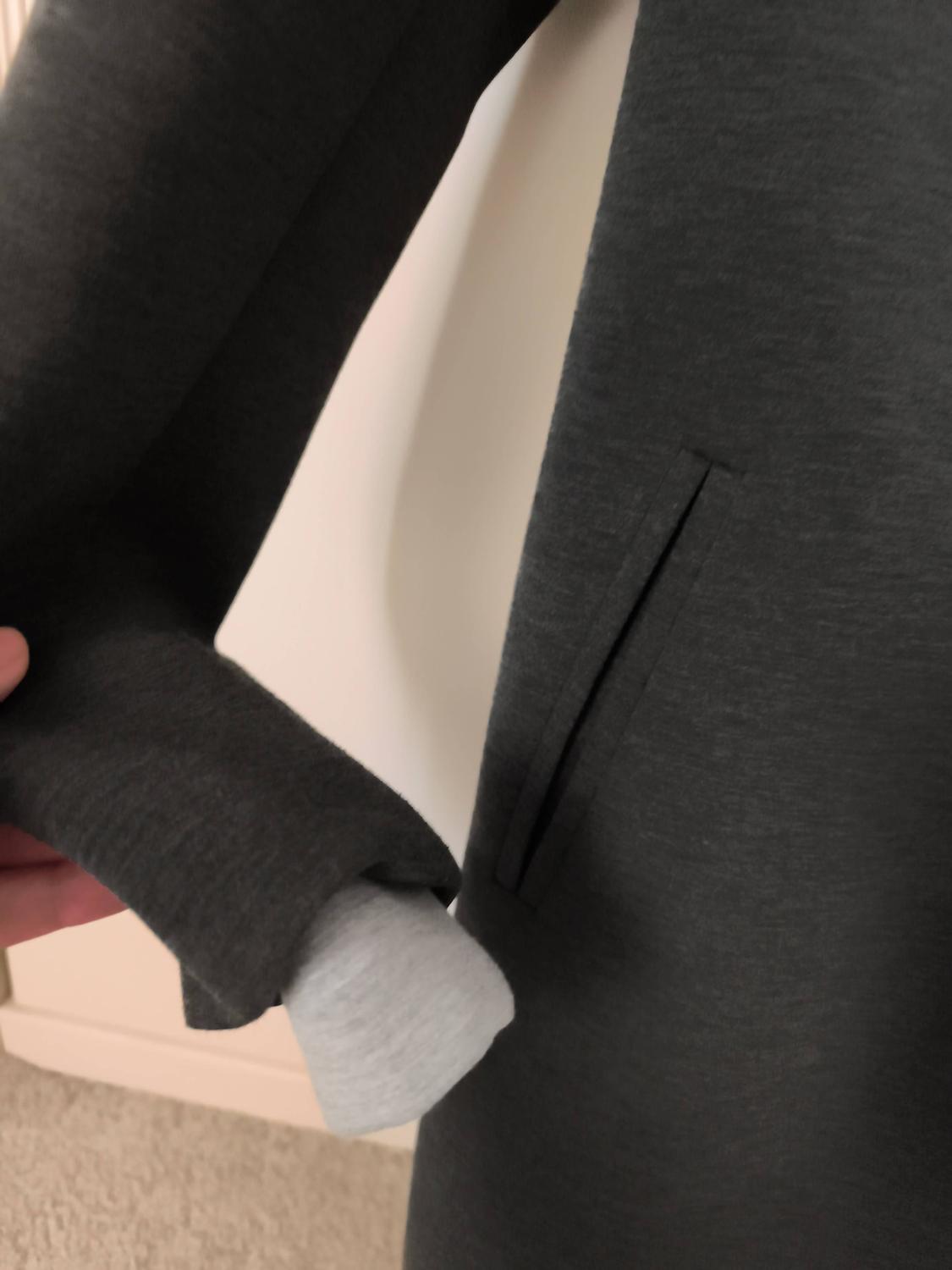 CONTRAST HOODED COAT - Image 5